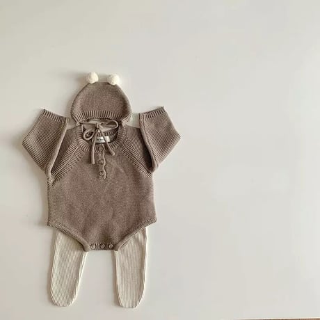 kuma knit rompers