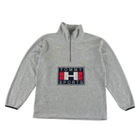 TOMMY HILFIGER bootleg L/S fleece made in u.s.a