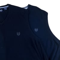Chaps cotton vest (black)