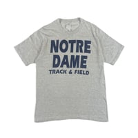 NOTREDAME TRACK&FIELD 90's T-shirt made in u.s.a