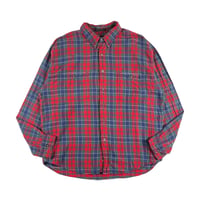 Eddie Bauer 80's l/s cotton flannel shirt