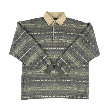 NORTH WEST BLUE L/S polo shirt