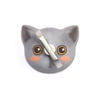 朝陽産業 CHOYO × RAN こんにちにゃんリングスタンド (灰猫)