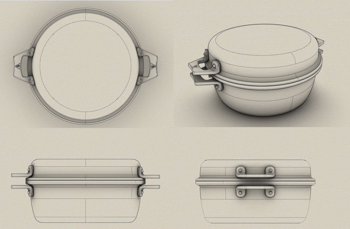 【未使用】POD+PAN アルミ 無水調理鍋 アルミ無水調理鍋 POD+PAN | blackburns -ブラックバーンズ キャンプ