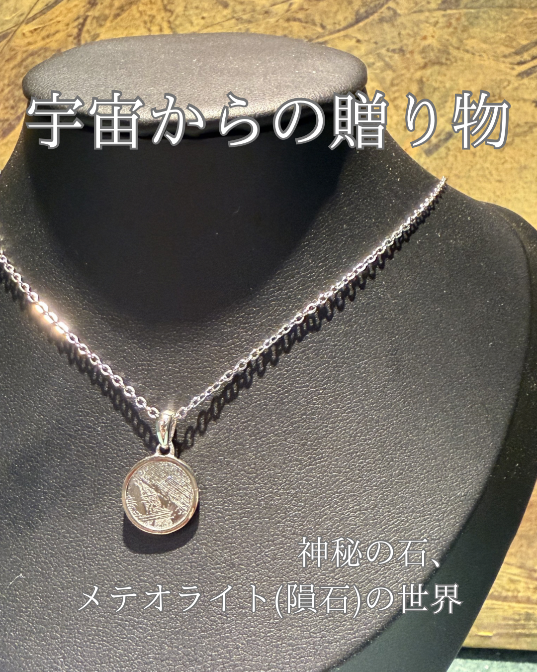 唯一無二の輝き】メテオライト（隕石） ペンダントネックレス | 眞石や