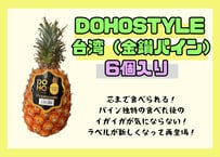 台湾産　DOHO STYLEパイナップル(6個入り)