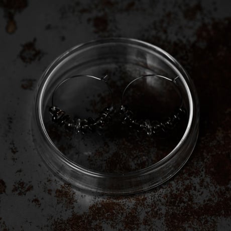 ATMOSPHERE LS - Hoop Pierce / Earring - Smoky - M