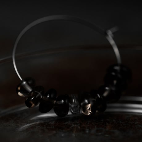 ATMOSPHERE LS - Hoop Pierce / Earring - Smoky - M