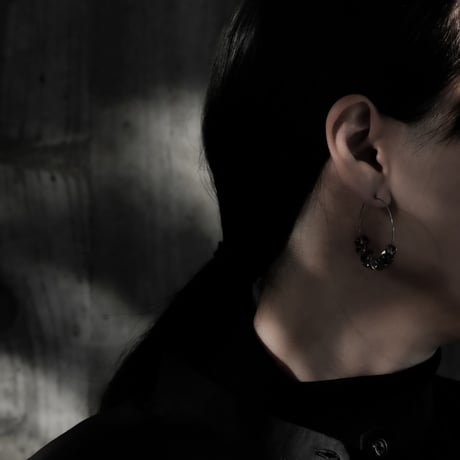 ATMOSPHERE LS - Hoop Pierce / Earring - Smoky - M