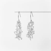 ATMOSPHERE - Dangle Pierce / Ear cuff - Clear - L