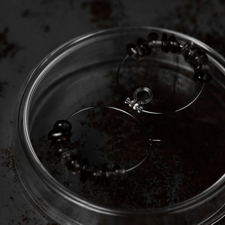 ATMOSPHERE LS - Hoop Pierce / Earring - Smoky - M