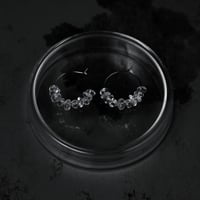 ATMOSPHERE LS - Hoop Pierce / Earring - Clear - S