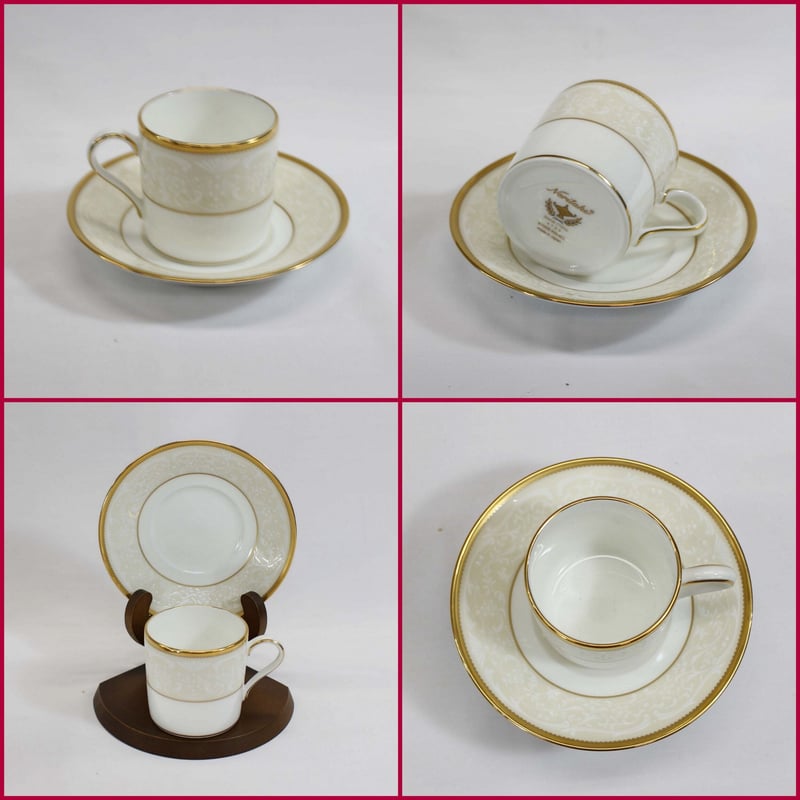 特選品 ノリタケ コーヒー碗皿アソート五客セット BONE CHINA ボーン ...