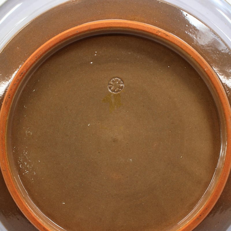 特選品 京都 京焼（清水焼） 土淵陶葊(どぶちとうあん)作 ☆パンジー八