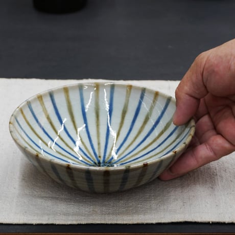 和食器 布志名焼 袖師窯 中鉢 16.5cm 十草 二色