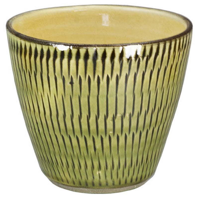 和食器 小鹿田焼 黒木昌伸窯 フリー カップ 150cc 飛び鉋 緑 | うつわ