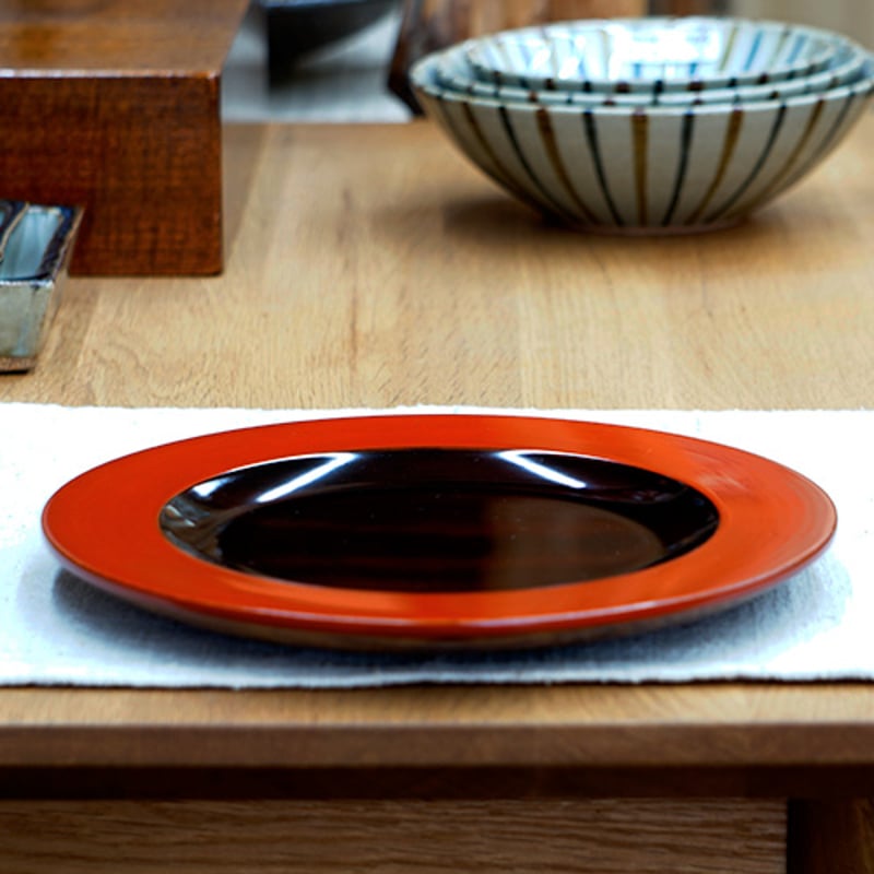 木製漆皿 漆まめさら 芸艸堂木版画 動物シリーズ＜isuke＞木製漆塗り 漆器の豆皿