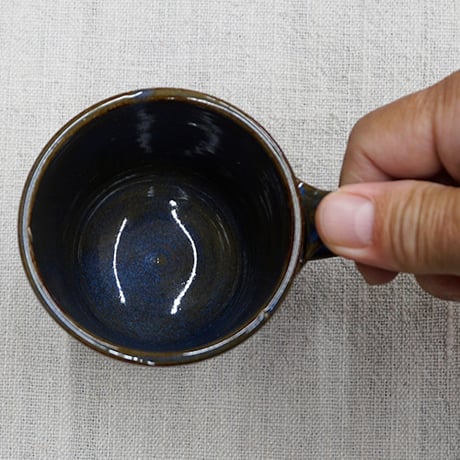 和食器 布志名焼 雲善窯 マグカップ 200cc うぐいす茶