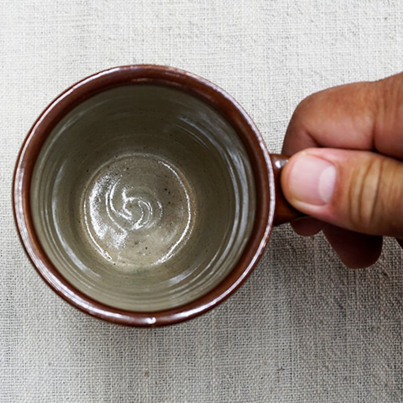 和食器 益子焼 ミルクカップ 200cc 柿釉 | うつわの店 クラフトなかつか
