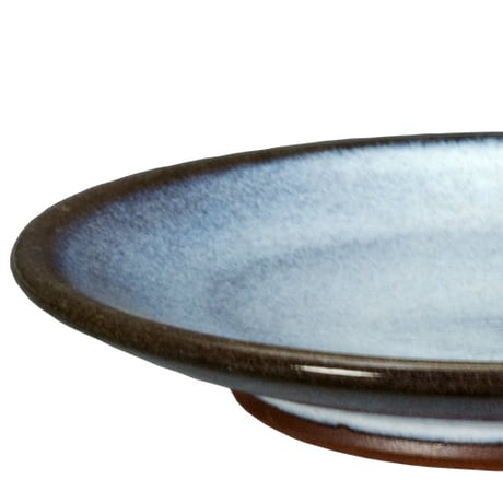 和食器 布志名焼 雲善窯 豆皿 9cm 海鼠釉