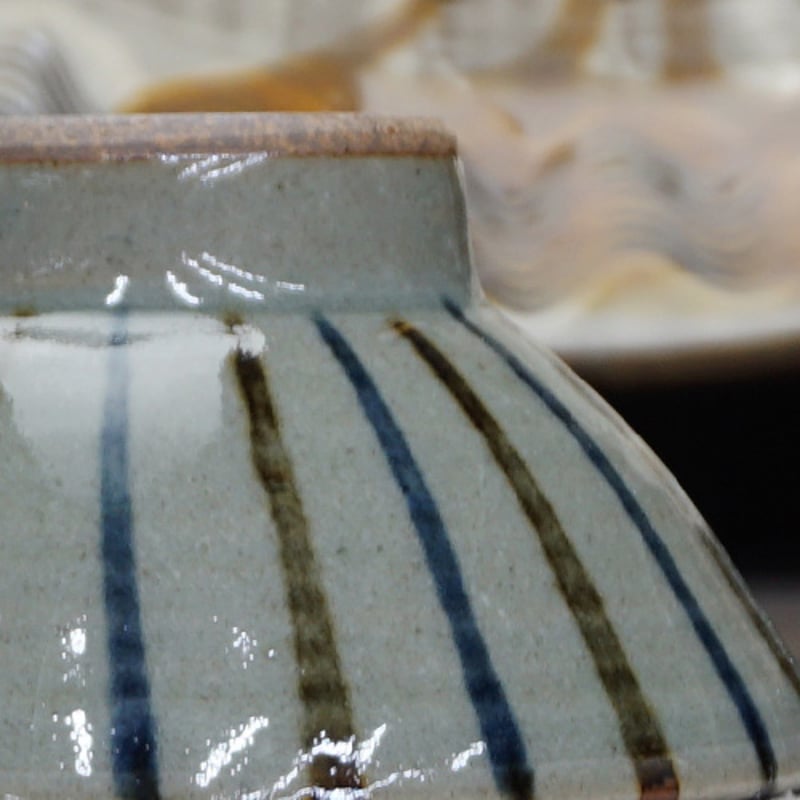 和食器 布志名焼 袖師窯 茶碗 大 13cm 十草 二色 | うつわの店