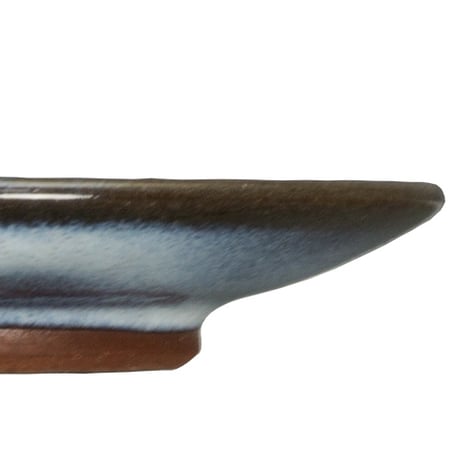 和食器 布志名焼 雲善窯 豆皿 9cm 海鼠釉