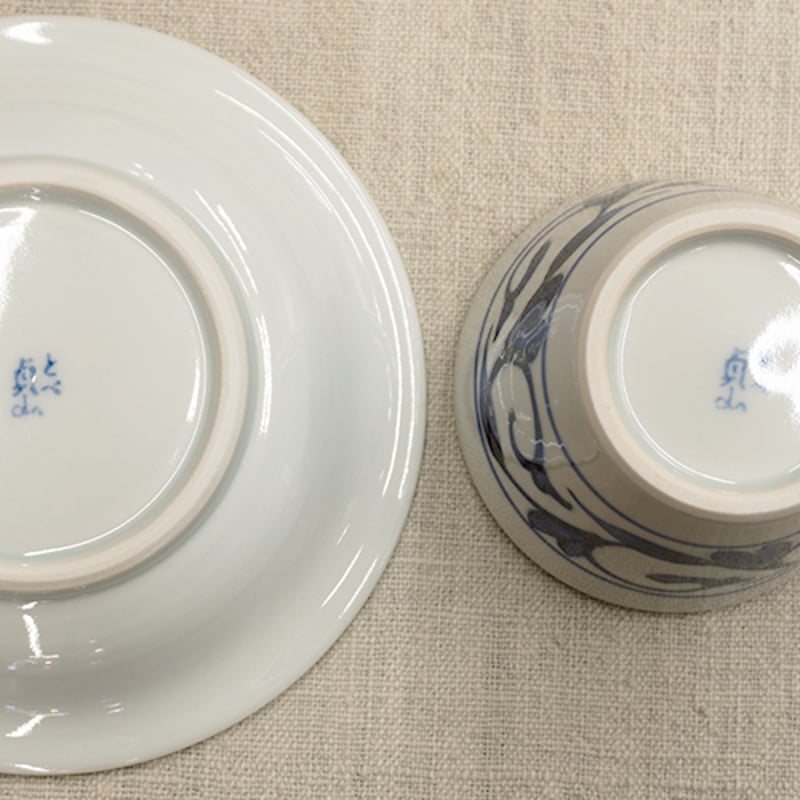和食器 砥部焼 貞山窯 カップ＆ソーサー 150cc 唐草 | うつわの店