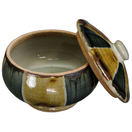 和食器 布志名焼 袖師窯 蓋物 10cm 十草 二色 | うつわの店 クラフト