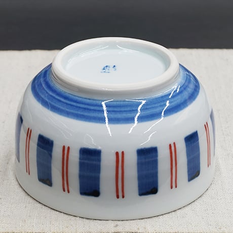 和食器 砥部焼 貞山窯 丼 小 450ml 十草