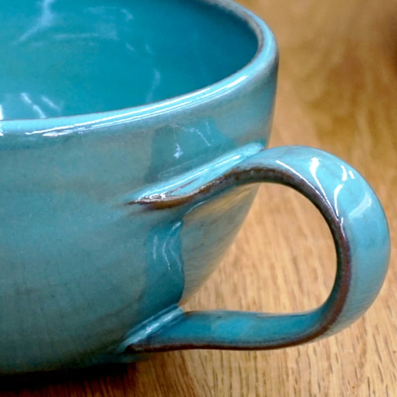 和食器 布志名焼 雲善窯 スープカップ 230cc グリーン | うつわ