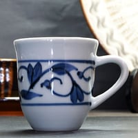 和食器 砥部焼 貞山窯 Ｕ マグカップ 8cm 唐草