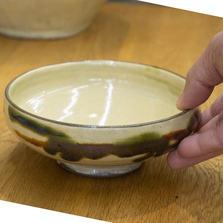 和食器 龍門司焼 中鉢 15cm 三彩