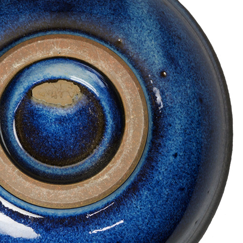 平茶碗　コバルトブルー　【中古美品】 平茶碗 コバルトブルー 【中古美品】 平茶碗 コバルトブルー