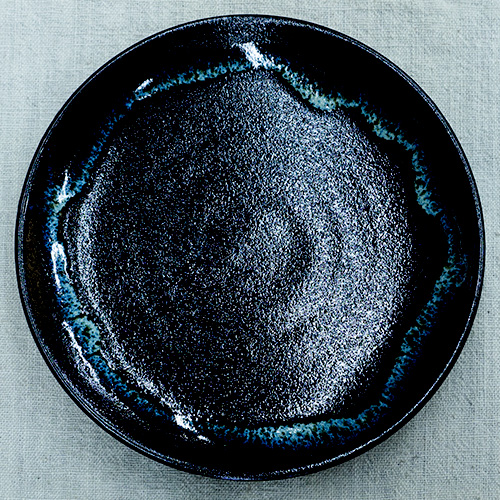 龍門司焼 大皿 無形文化財 黒薩摩 黒もん 民藝 柳宗悦 龍門司焼 大皿 無形文化財 黒薩摩 黒もん 民藝 柳宗悦