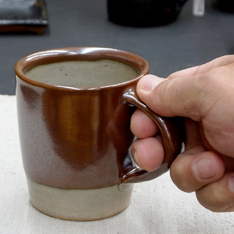 和食器 和食器 益子焼 ミルクカップ 200cc 柿釉