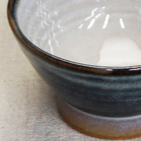 和食器 布志名焼 湯町窯 茶碗 小 10.5cm  海鼠釉