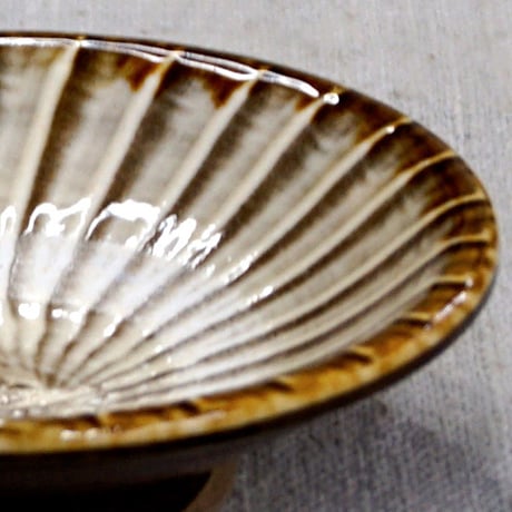 和食器 小鹿田焼 黒木昌伸窯 豆皿 9cm 刷毛目 白
