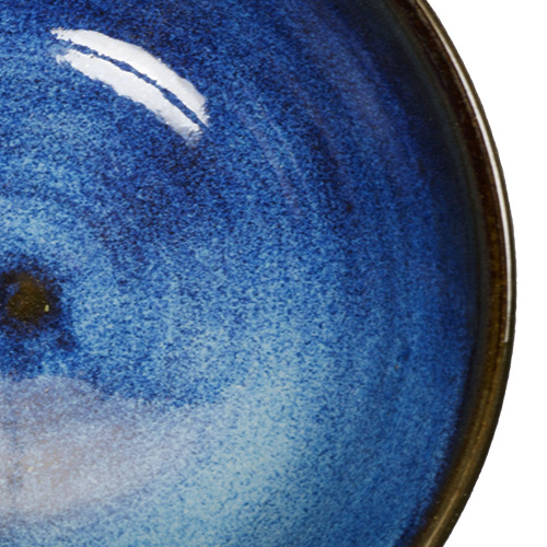 平茶碗　コバルトブルー　【中古美品】 和食器 布志名焼 雲善窯 茶碗 小 11cm コバルトブルー | うつわ