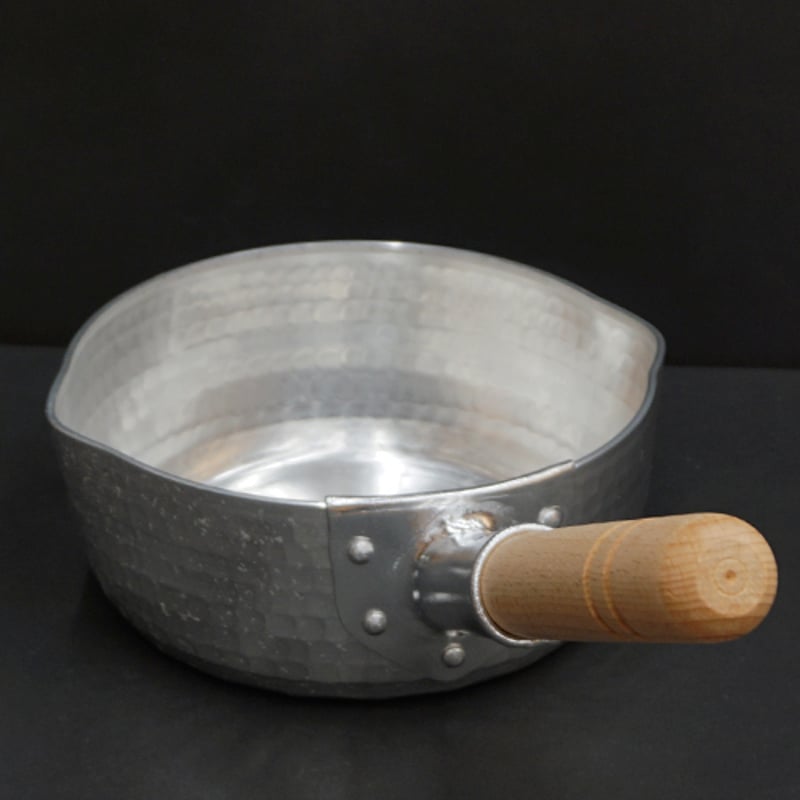 京都　有次　銅製 雪平鍋 15センチ両口 中村銅器製作所 特製 厚口 アルミ 雪平鍋 特注 両口 15cm 打出