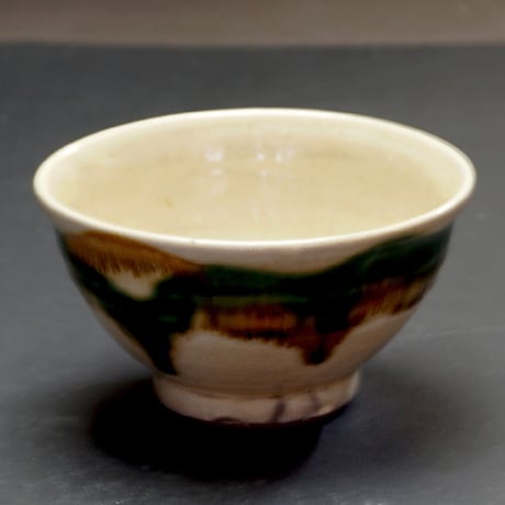 和食器 龍門司焼 茶碗 小 10.5cm 三彩