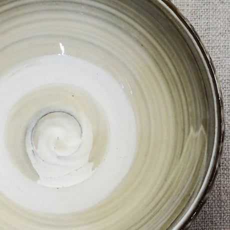 和食器 小鹿田焼 黒木昌伸窯 茶碗 小 12cm 刷毛目 白