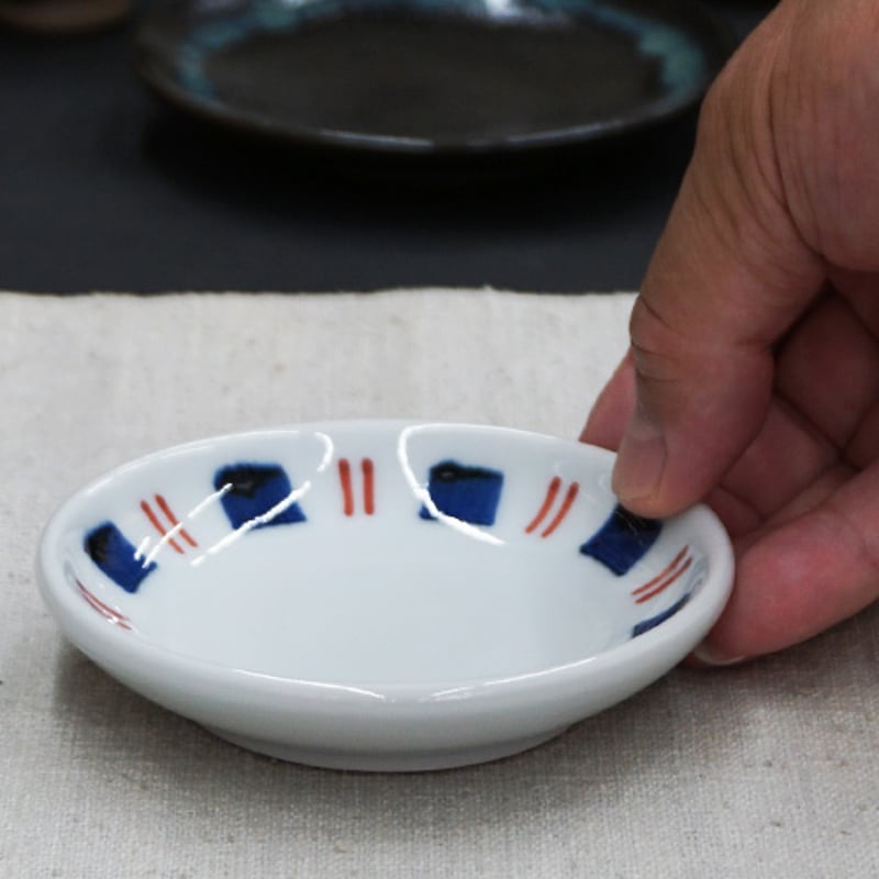 和食器 砥部焼 貞山窯 豆皿 10cm 十草 | うつわの店 クラフトなかつか