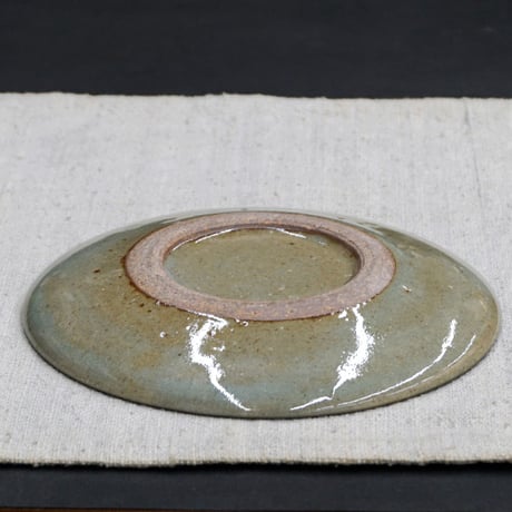 和食器 布志名焼 袖師窯 中皿 17cm 市松 二色