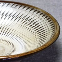 和食器 小鹿田焼 黒木昌伸窯 中皿 15cm 飛び鉋 白