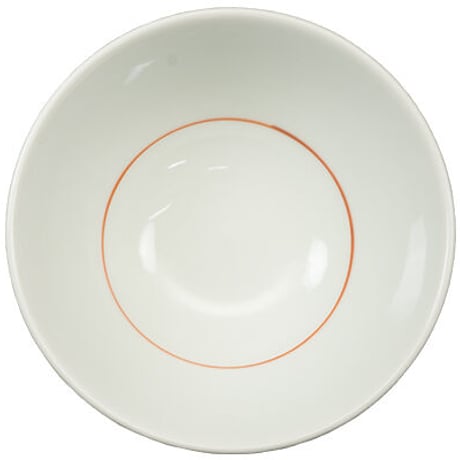 和食器 砥部焼 梅山窯 茶碗 大 12cm 赤 太陽