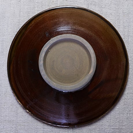 和食器 小鹿田焼 黒木昌伸窯 中皿 18cm 刷毛目 白