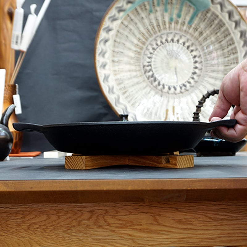 南部鉄器 及精鋳造所 グリル プレート 小 25cm ih 対応 | うつわの店