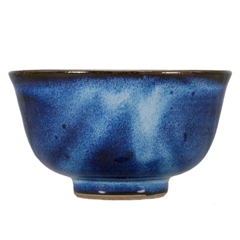 和食器 布志名焼 雲善窯 茶碗 小 11cm コバルトブルー | うつわ