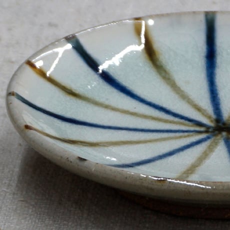 和食器 布志名焼 袖師窯 小皿 10.5cm 十草 二色
