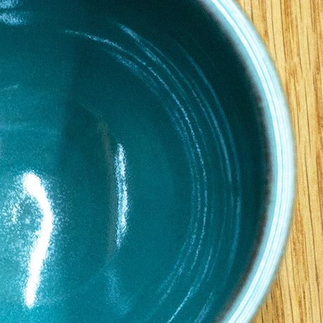和食器 布志名焼 雲善窯 カフェオレボール 150cc グリーン